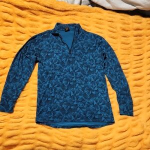 REI Vintage Pine Base Layer Quarter Zip - Small